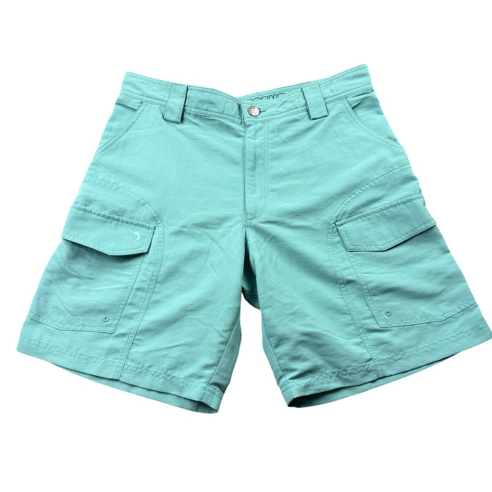 Reel Legends Aqua Cargo Fishing‎ Shorts Men's 34 Nylon Performance NWT